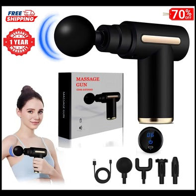Deep Tissue Muscle Massage Gun for Full Body Pain Relief and Recovery