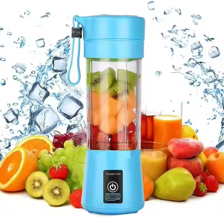 Portable USB Juicer Blender – 6 Blade Smoothie Maker