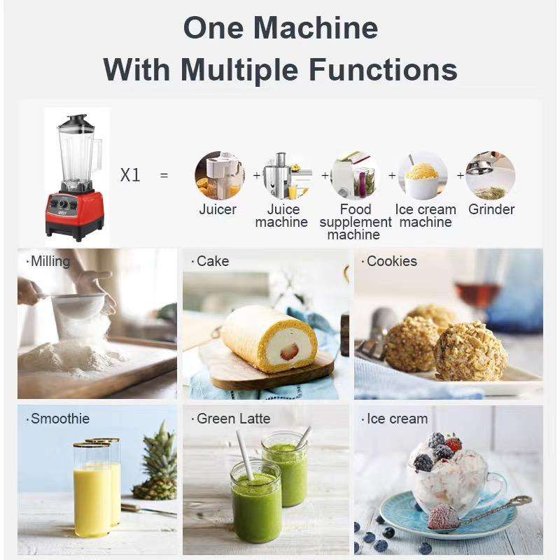 Multifunctional Kitchen Blender – 3000W Power Mixer