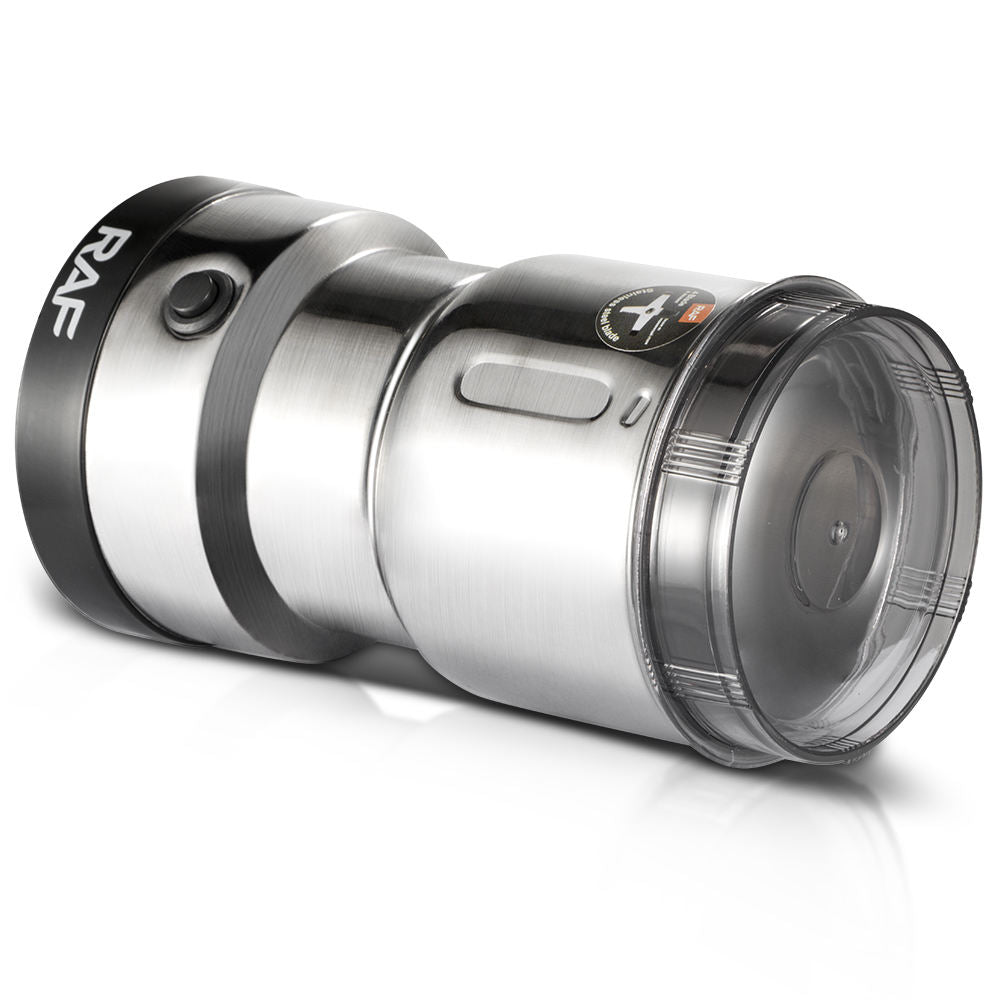 “RAF Mini Electric Grinder – 4-Blade Coffee, Spices & Nuts, 300W Stainless Steel”