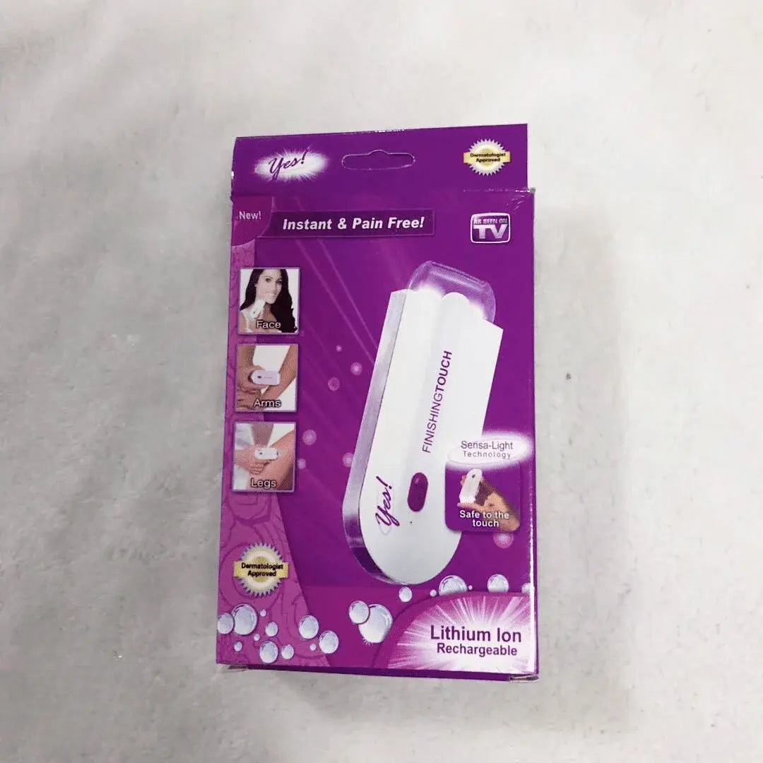 2-in-1 Women Hair Remover Painless USB Rechargeable Trimmer&Mini Shaver for Face Body & Bikini